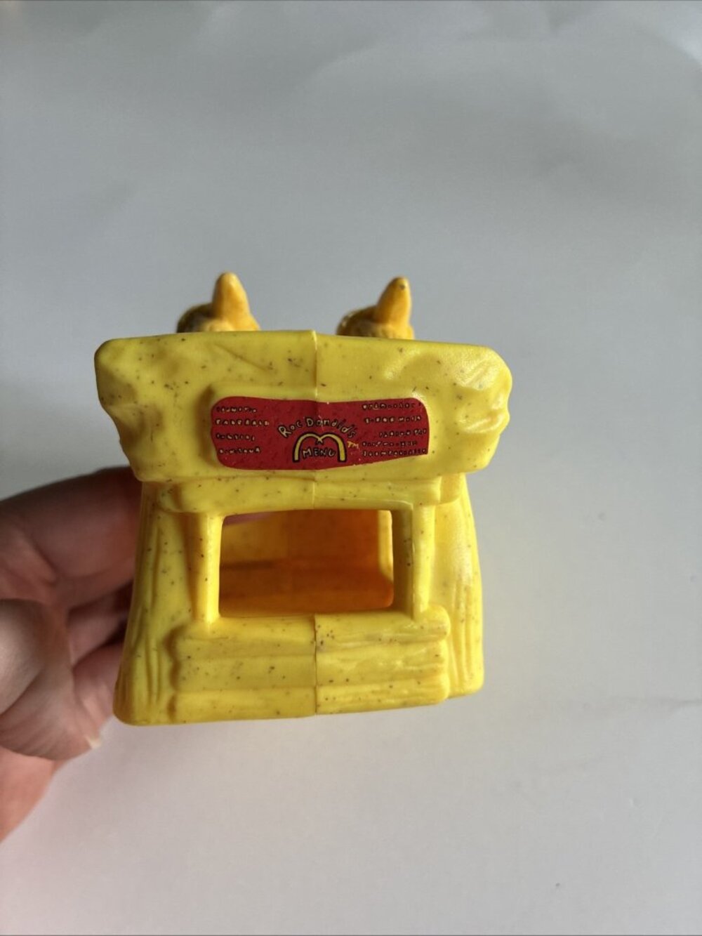 Vintage 1994 McDonald's Flintstones Pterodactyl Hut Happy Meal Toy UCS Amblin